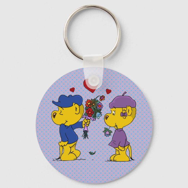 Ferald and Sahsha Ferret Nyckelring (Framsida)