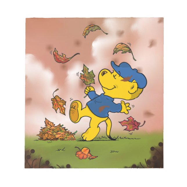 Ferald Bland Höst löv Anteckningsblock (Framsida)