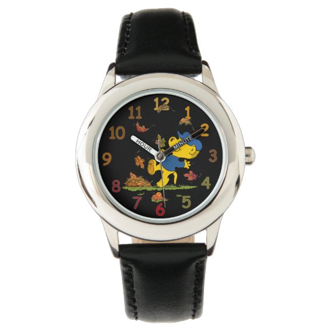 Ferald Bland Höst löv Armbandsur (Framsida)