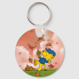 Ferald Bland Höst löv Nyckelring