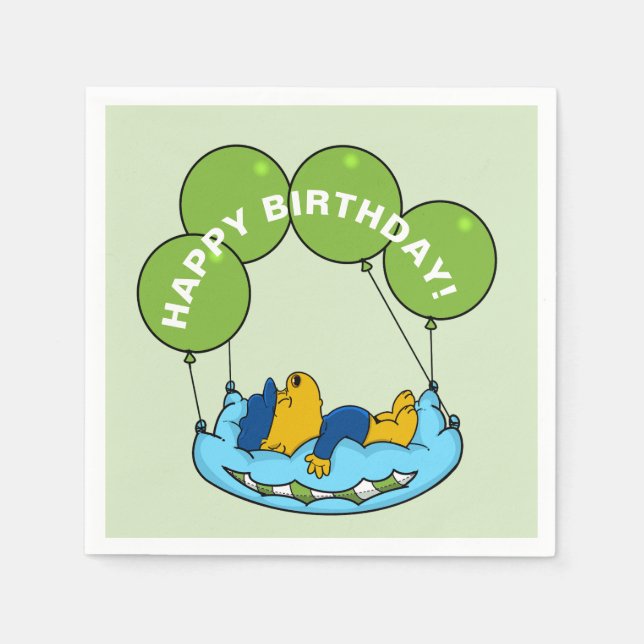 Ferald | Födelsedagsballong Pappersservett (Framsidan)