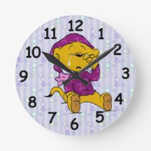 Ferald Gråter Round Clock
