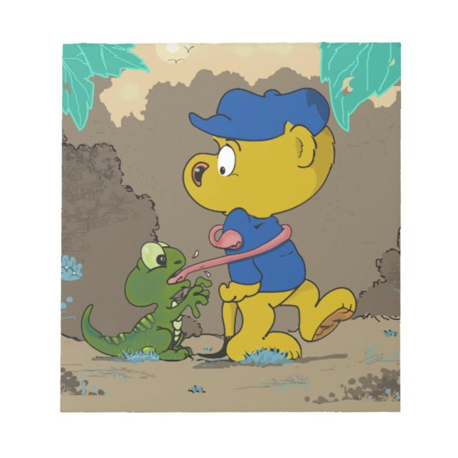 Ferald och Baby Lizard Anteckningsblock (Framsida)