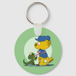 Ferald och Baby Lizard Keychain Nyckelring