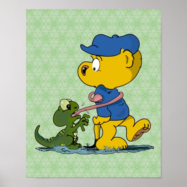 Ferald och Baby Lizard Poster (Framsidan)