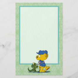 Ferald och Baby Lizard Stationery Brevpapper