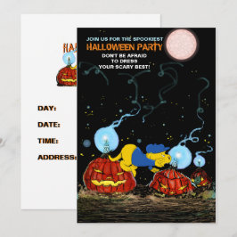 Ferald och de ruttna pumporna | Halloweenfest Inbjudningar