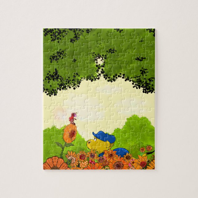 Ferald och Mizz Ladybug Jigszle Puzzle Pussel (Vertikal)