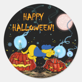 Ferald och Rotten Pumpkins | Halloween Runt Klistermärke