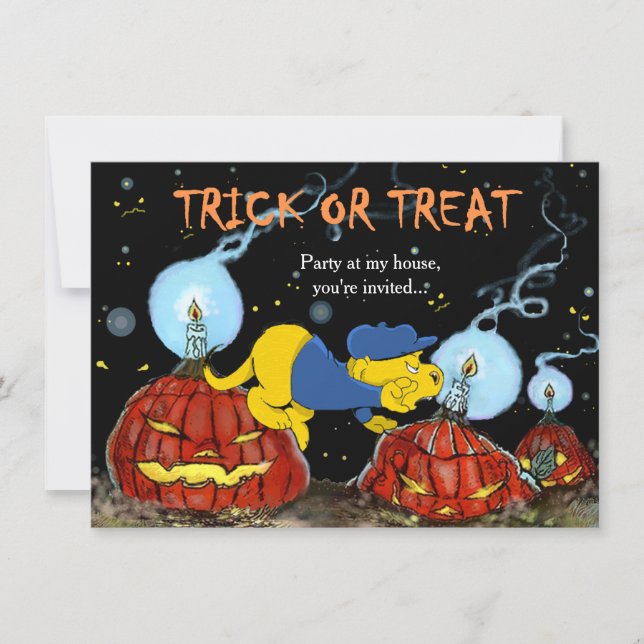 Ferald och Rotten Pumpkins Inbjudningar (Framsida)