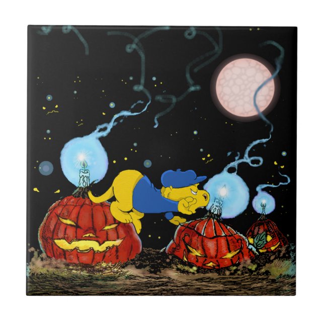 Ferald och Rotten Pumpkins Kakelplatta (Framsidan)