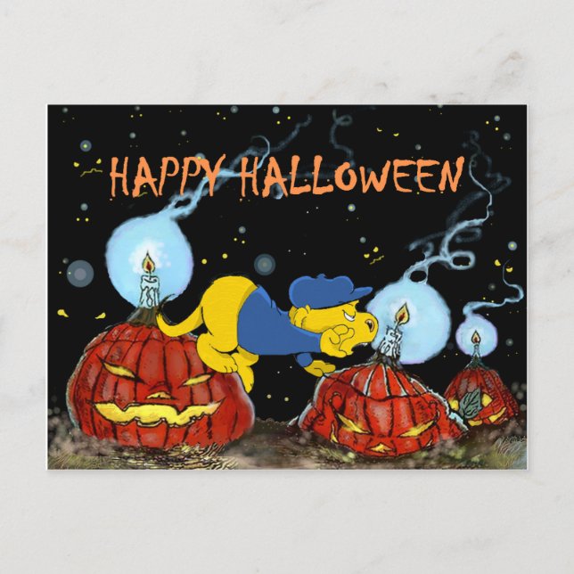 Ferald och Rotten Pumpkins Vykort (Framsida)