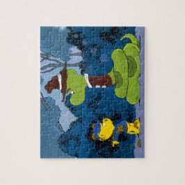 Ferald och Wiggly Jigszle Puzzle Pussel