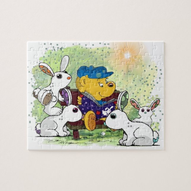 Ferald Reading Jigszle Puzzle Pussel (Horisontell)