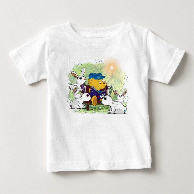Ferald Reading till Bunnies T Shirt (Framsida)