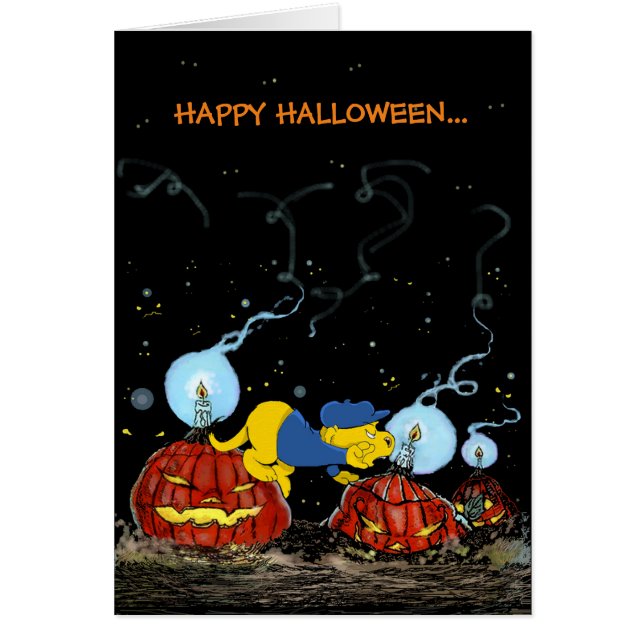 Ferald & Rotten Pumpkins Hälsningskort (Framsidan)