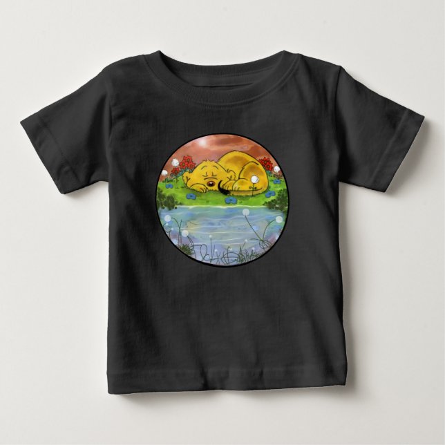 Ferald Spipande av solblommor T Shirt (Framsida)