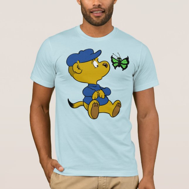 Ferald's Butterfly Grönt T Shirt (Framsida)