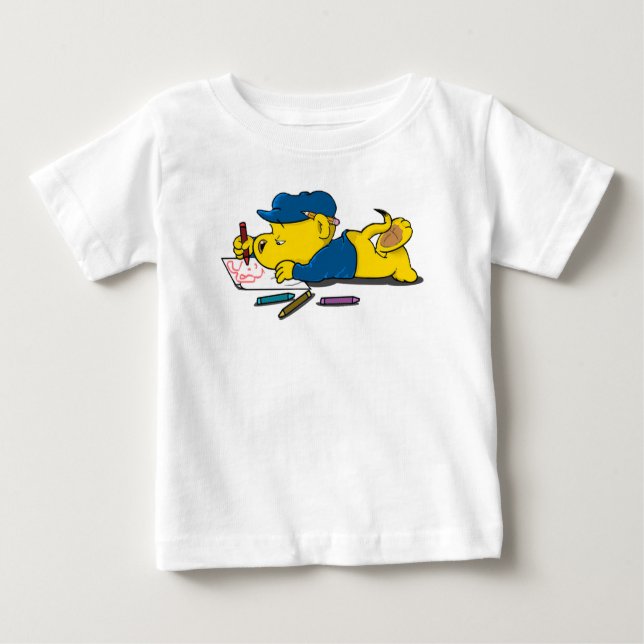 Ferald's Crayon Teckning T Shirt (Framsida)