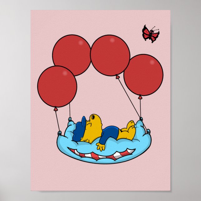 Ferald's Pillow Balloons Poster (Framsidan)