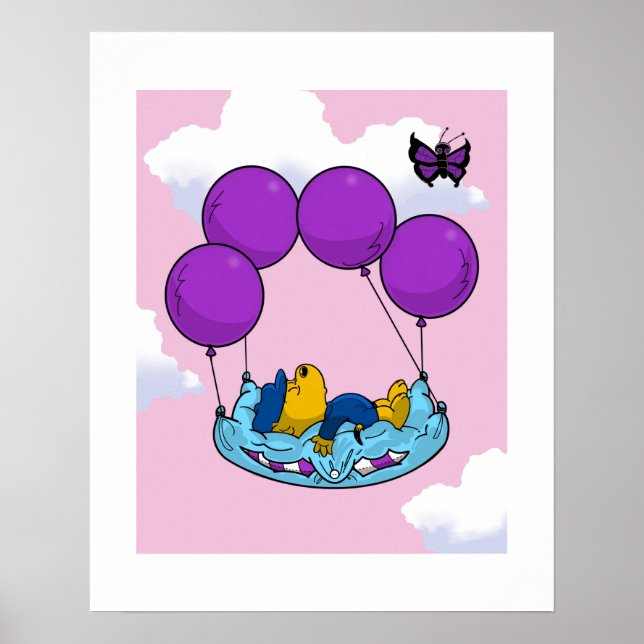 Ferald's Pillow Balloons Poster (Framsidan)