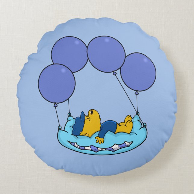 Ferald's Pillow Balloons Round Pillow Rund Kudde (Framsidan)