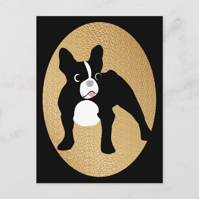 Ferdie Frenchie Vykort (Framsida)