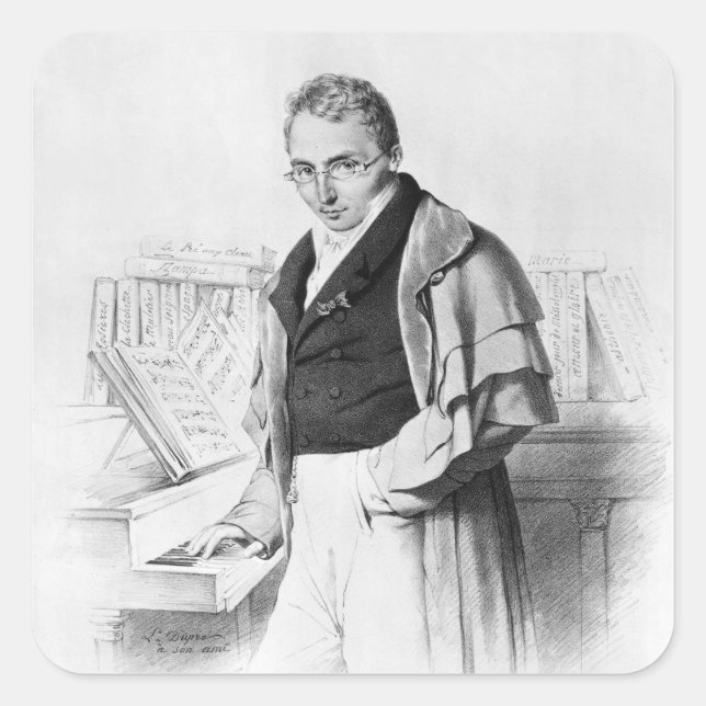 Ferdinand Herold Fyrkantigt Klistermärke (Framsida)