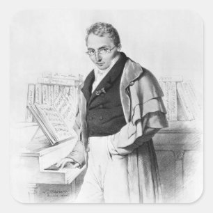 Ferdinand Herold Fyrkantigt Klistermärke