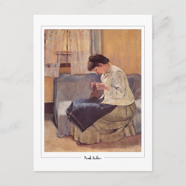 Ferdinand Hodler #110 - vykort för konst (Framsida)