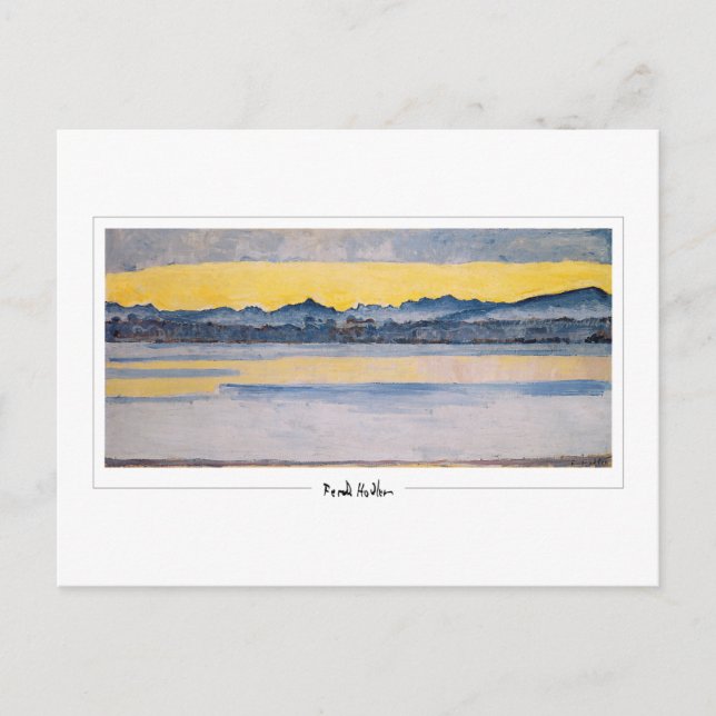 Ferdinand Hodler #115 - vykort för konst (Framsida)