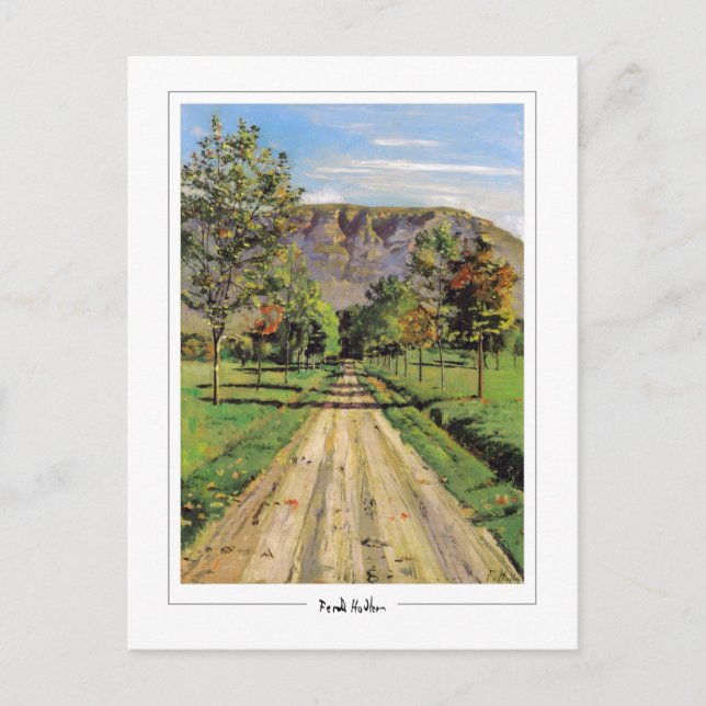 Ferdinand Hodler #186 - Fine Art Postcard Vykort (Framsida)