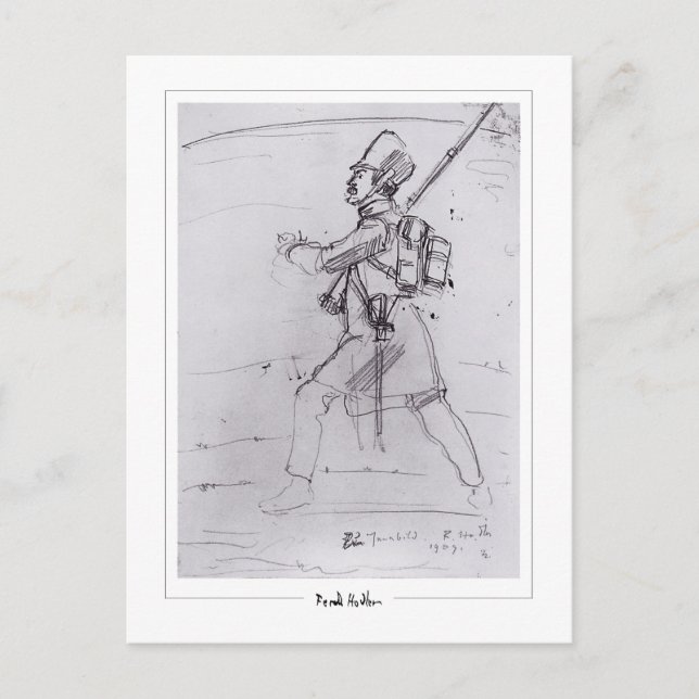 Ferdinand Hodler #233 - Fine Art Postcard Vykort (Framsida)