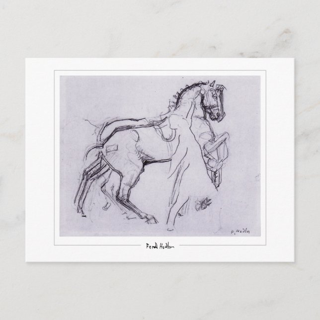 Ferdinand Hodler #241 - vykort för konst (Framsida)