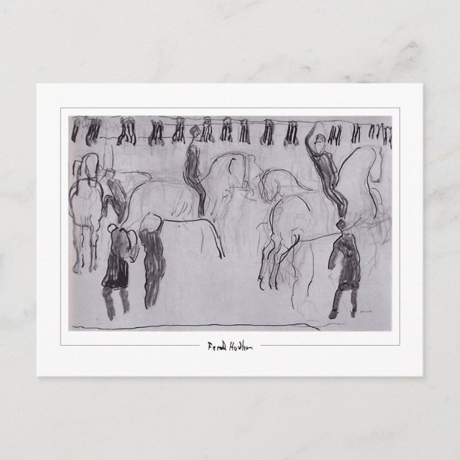 Ferdinand Hodler #257 - Finkonstkort Vykort (Framsida)