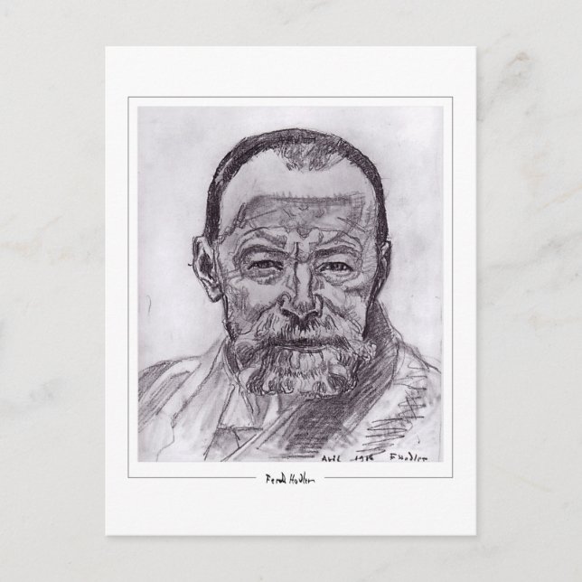 Ferdinand Hodler #266 - Fine Art Postcard Vykort (Framsida)