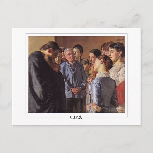 Ferdinand Hodler #40 - Finkonstkort Vykort (Framsida)