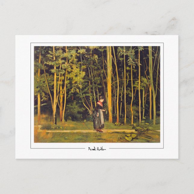 Ferdinand Hodler #88 - vykort för konst (Framsida)