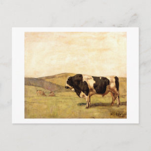 Ferdinand Hodler - Bull på bete Vykort