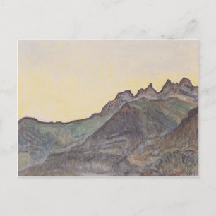 Ferdinand Hodler- Dents du Midi Vykort