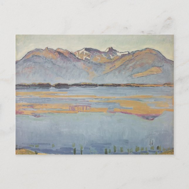Ferdinand Hodler- Montanasee Vykort (Framsida)