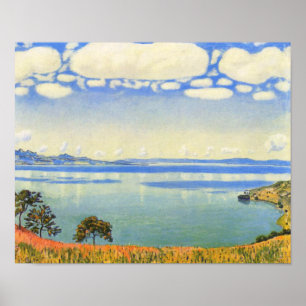 Ferdinand Hodler - Sjö Genève från Chexbres Poster