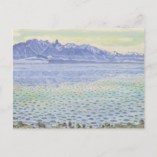 Ferdinand Hodler-Thun, Stockhornkette Vykort (Framsida)
