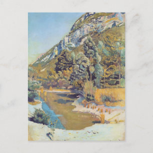 Ferdinand Hodler- vid foten av Petit Saleve Vykort