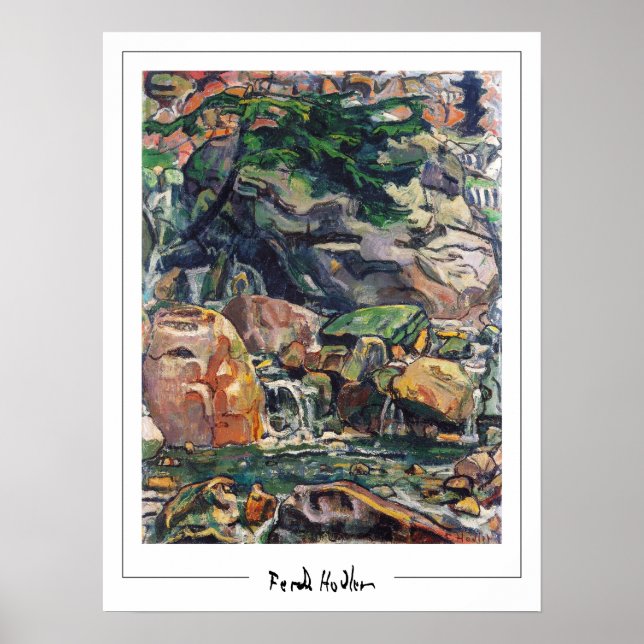 Ferdinand Hodler Zedign Art Poster #1 (Framsidan)