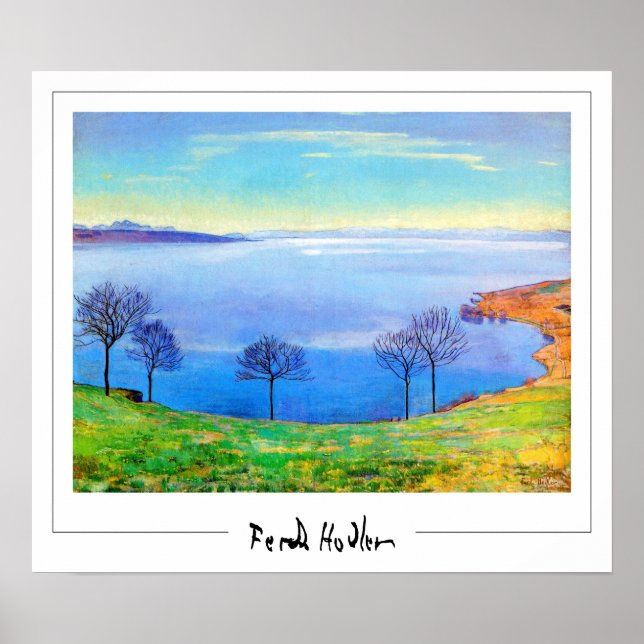 Ferdinand Hodler Zedign Art Poster #2 (Framsidan)