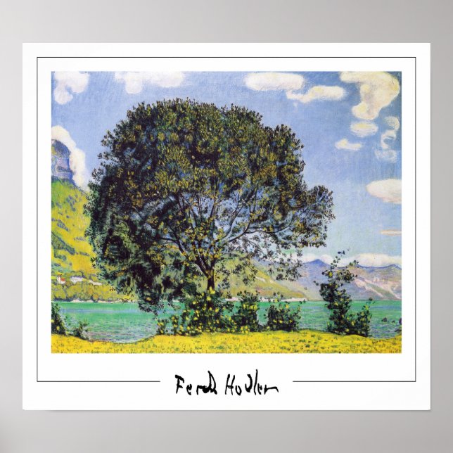 Ferdinand Hodler Zedign Art Poster #3 (Framsidan)