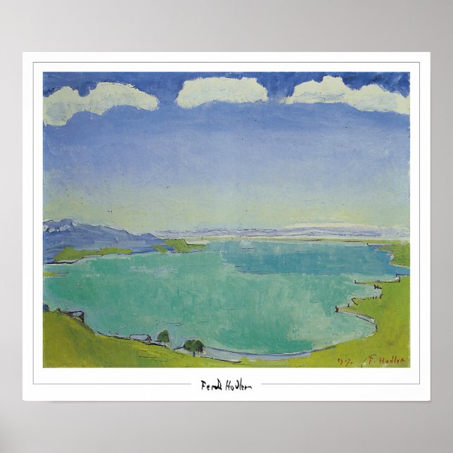 Ferdinand Hodler Zedign Art Poster #83 (Framsidan)