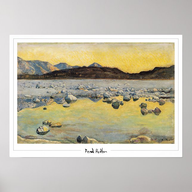Ferdinand Hodler Zedign Art Poster #84 (Framsidan)
