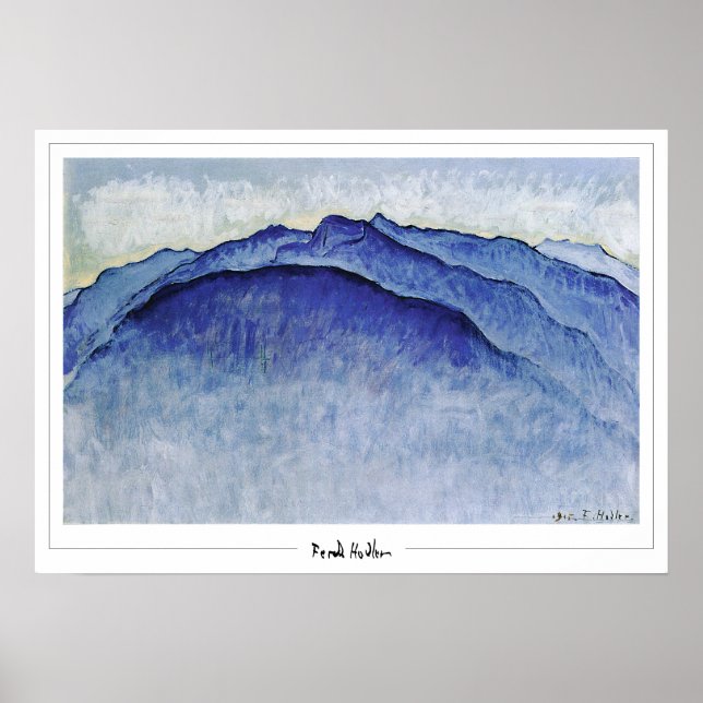 Ferdinand Hodler Zedign Art Poster nr 157 (Framsidan)